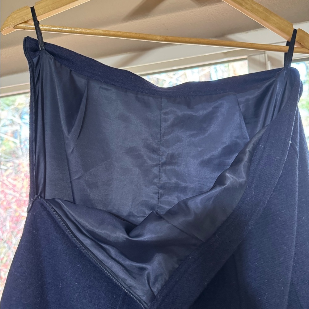 Winter Wool A-Line skirt with satin lining